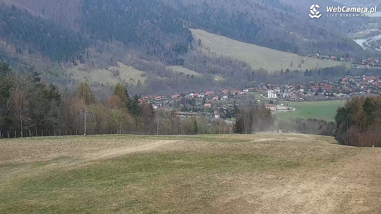 Góra Żar - widok panoramiczny na Beskidy - 12 kwiecień 2026, 18:25