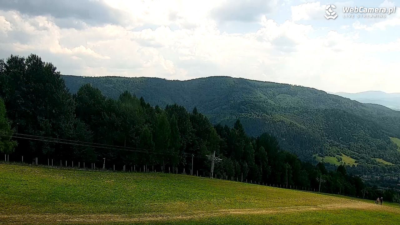 Góra Żar - widok panoramiczny na Beskidy - 03 sierpień 2026, 14:11