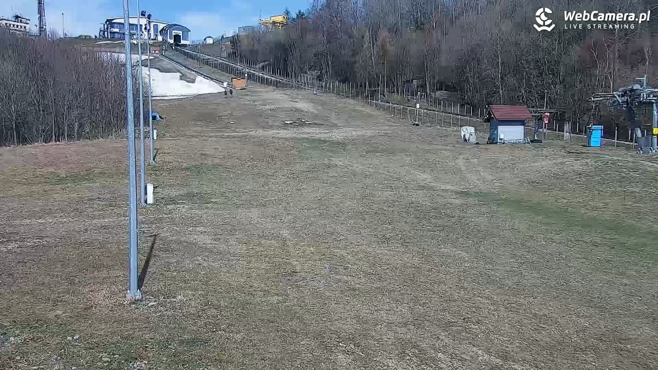 Góra Żar - widok panoramiczny na Beskidy - 13 marzec 2026, 13:03