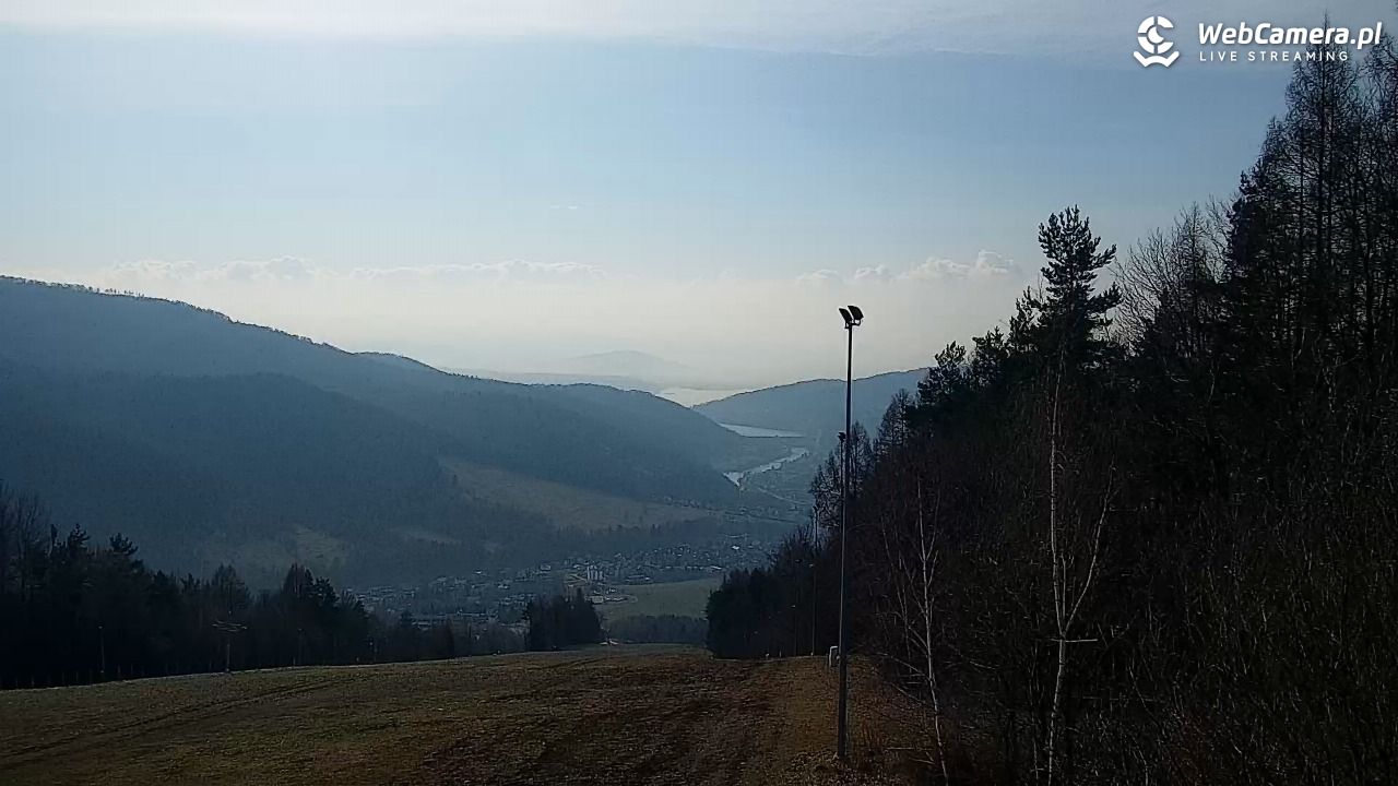 Góra Żar - widok panoramiczny na Beskidy - 04 marzec 2026, 11:11