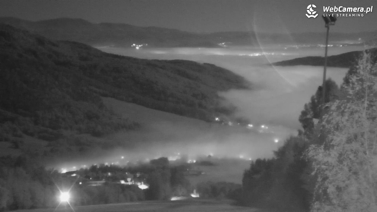 Góra Żar - widok panoramiczny na Beskidy - 28 wresień 2026, 04:27
