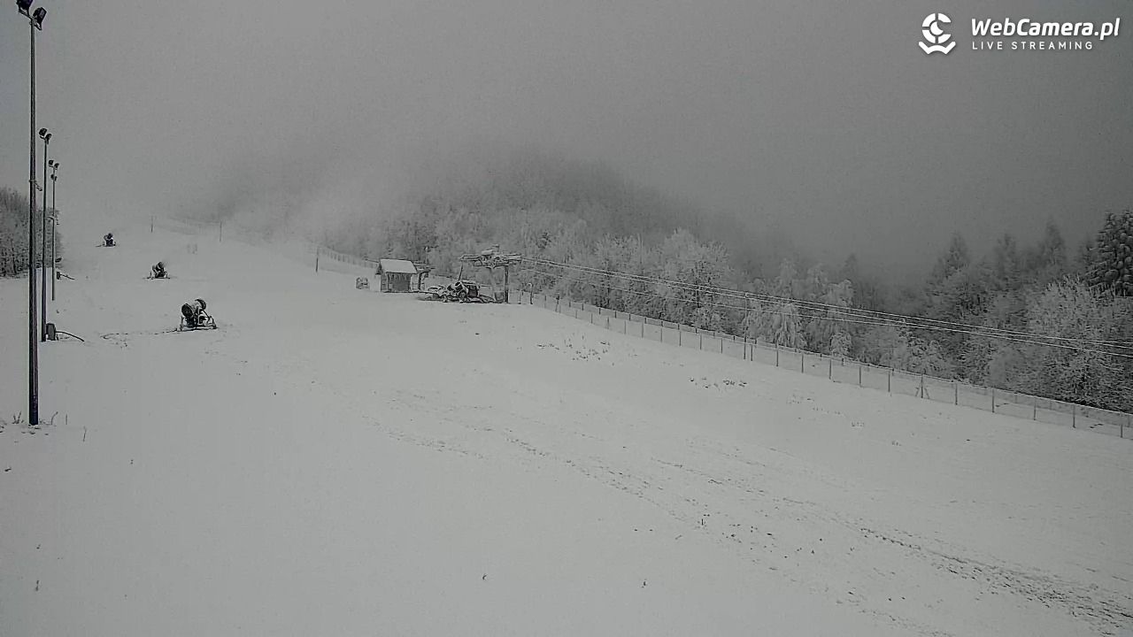 Góra Żar - widok panoramiczny na Beskidy - 23 listopad 2025, 13:14