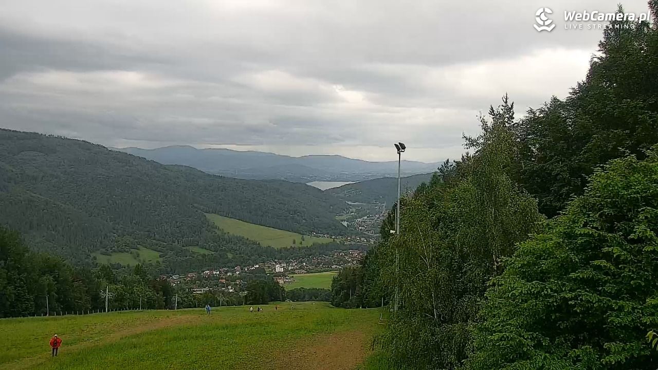 Góra Żar - widok panoramiczny na Beskidy - 14 czerwiec 2026, 12:48