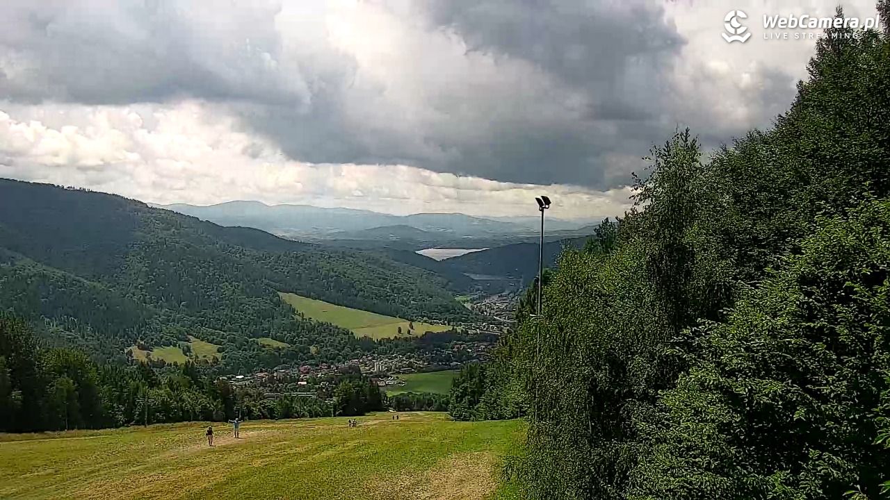 Góra Żar - widok panoramiczny na Beskidy - 18 lipiec 2026, 11:41