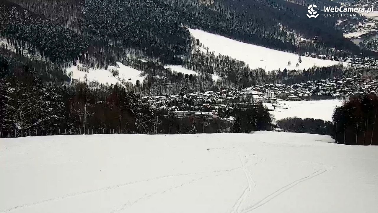Góra Żar - widok panoramiczny na Beskidy - 21 luty 2026, 12:21