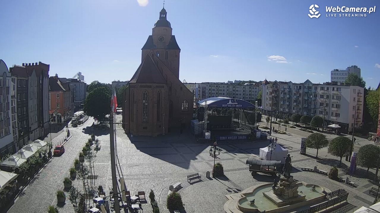 Gorzów Wielkopolski - widok na Katedrę - 19 sierpień 2025, 16:23
