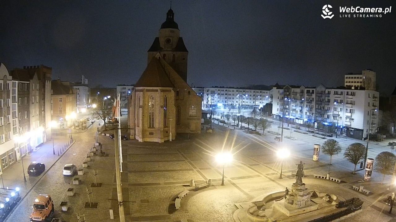 Gorzów Wielkopolski - widok na Katedrę - 15 marzec 2026, 03:00