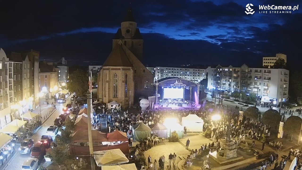Gorzów Wielkopolski - widok na Katedrę - 29 sierpień 2026, 20:52