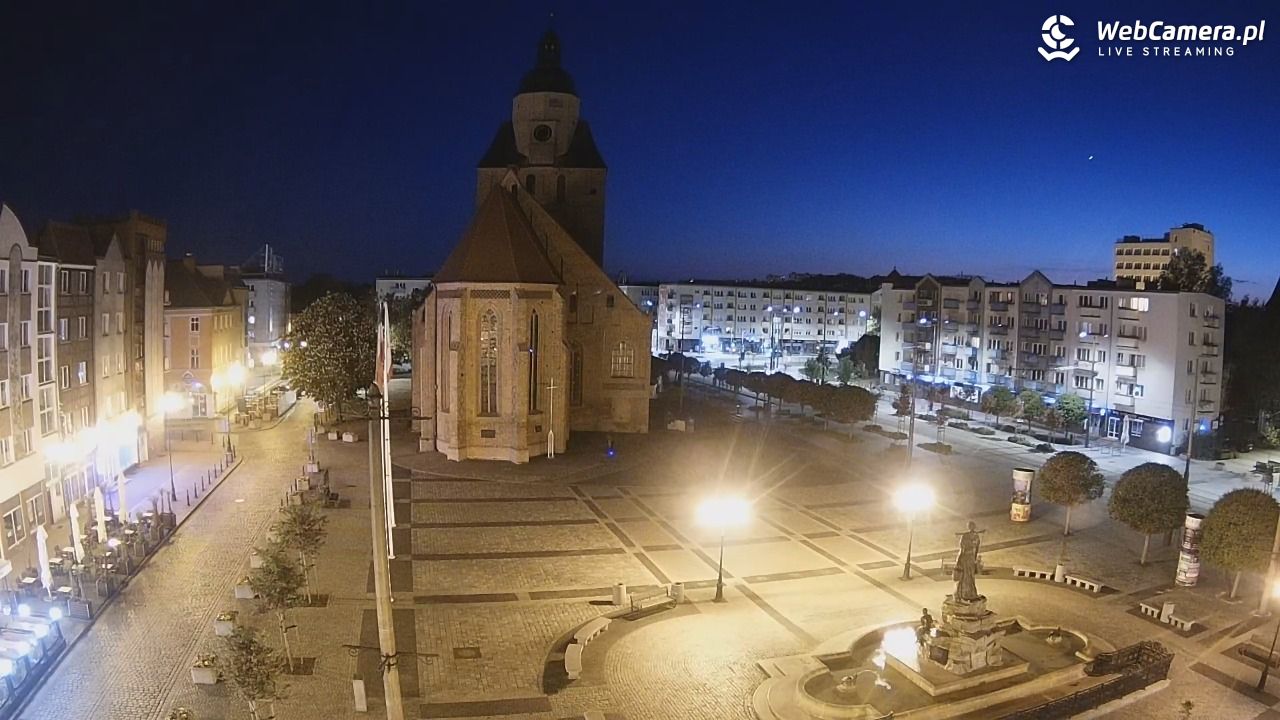 Gorzów Wielkopolski - widok na Katedrę - 13 maj 2026, 22:06