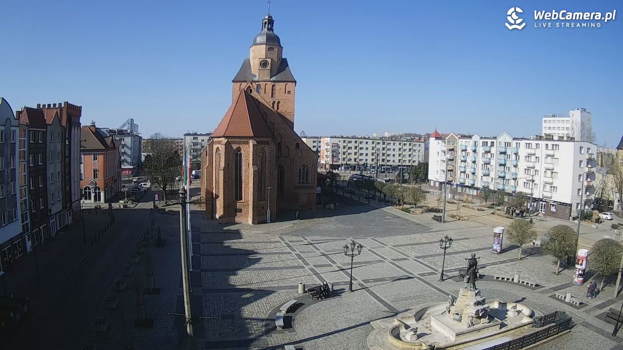 Gorzów Wielkopolski - widok na Katedrę - 18 marzec 2026, 10:04