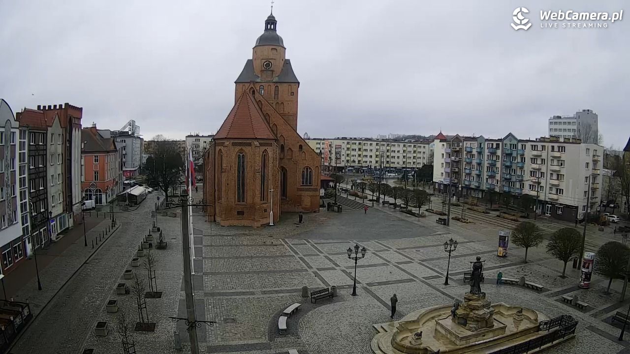 Gorzów Wielkopolski - widok na Katedrę - 16 marzec 2026, 10:25