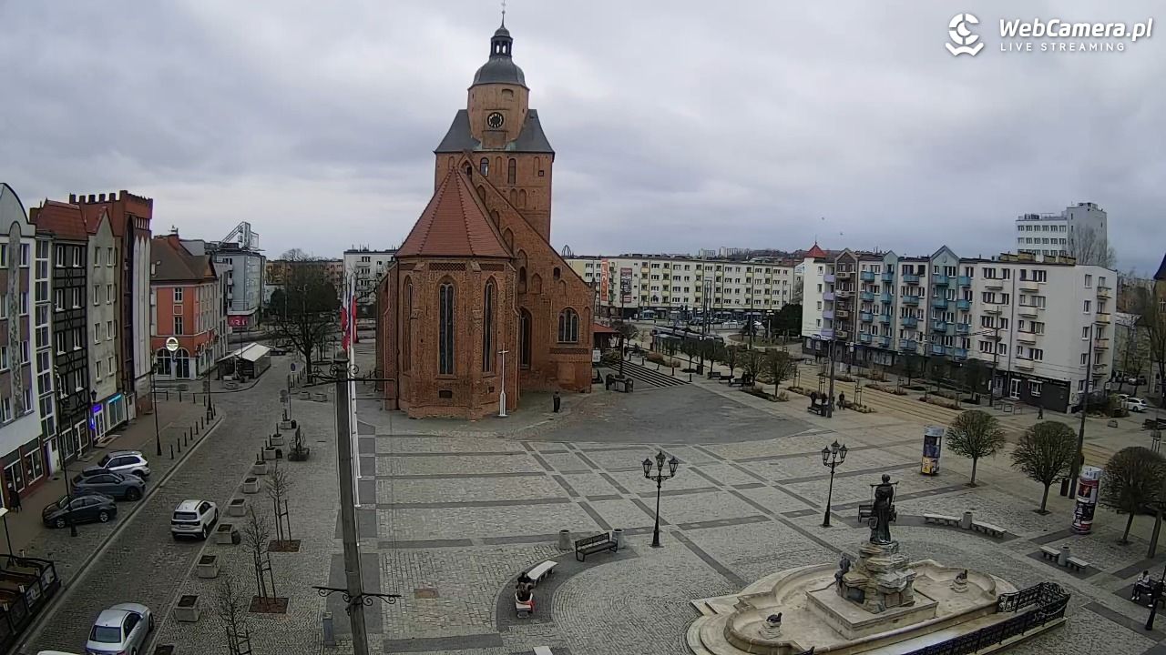 Gorzów Wielkopolski - widok na Katedrę - 15 marzec 2026, 17:27