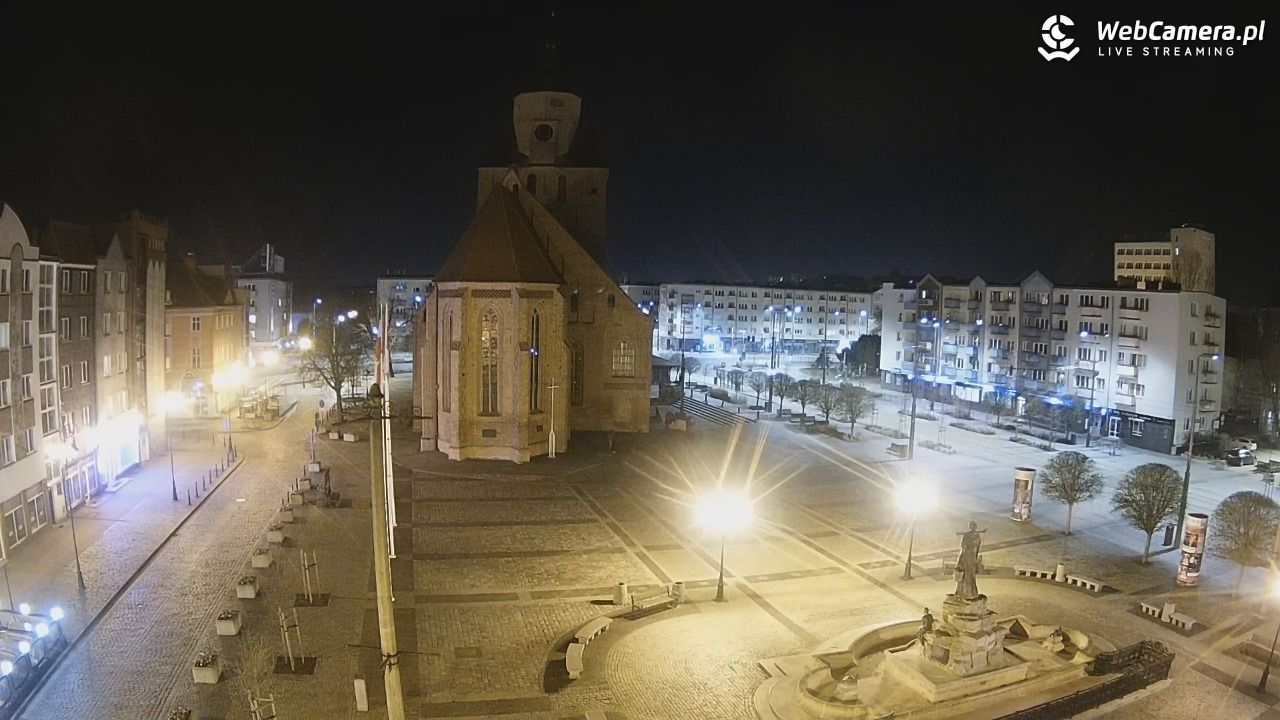 Gorzów Wielkopolski - widok na Katedrę - 18 marzec 2026, 23:25