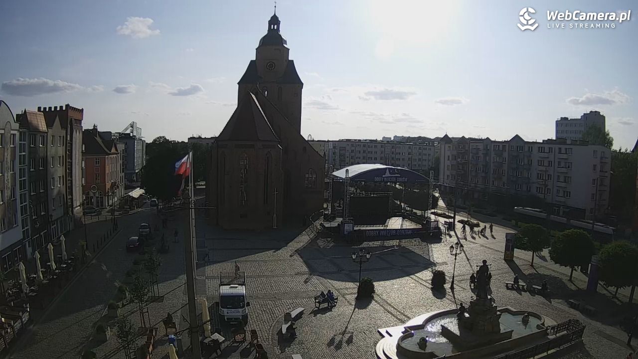 Gorzów Wielkopolski - widok na Katedrę - 11 czerwiec 2025, 18:24