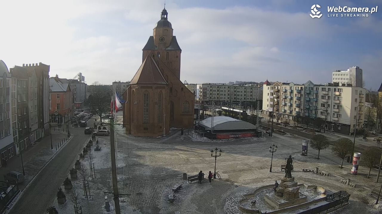 Gorzów Wielkopolski - widok na Katedrę - 31 styczeń 2026, 14:06