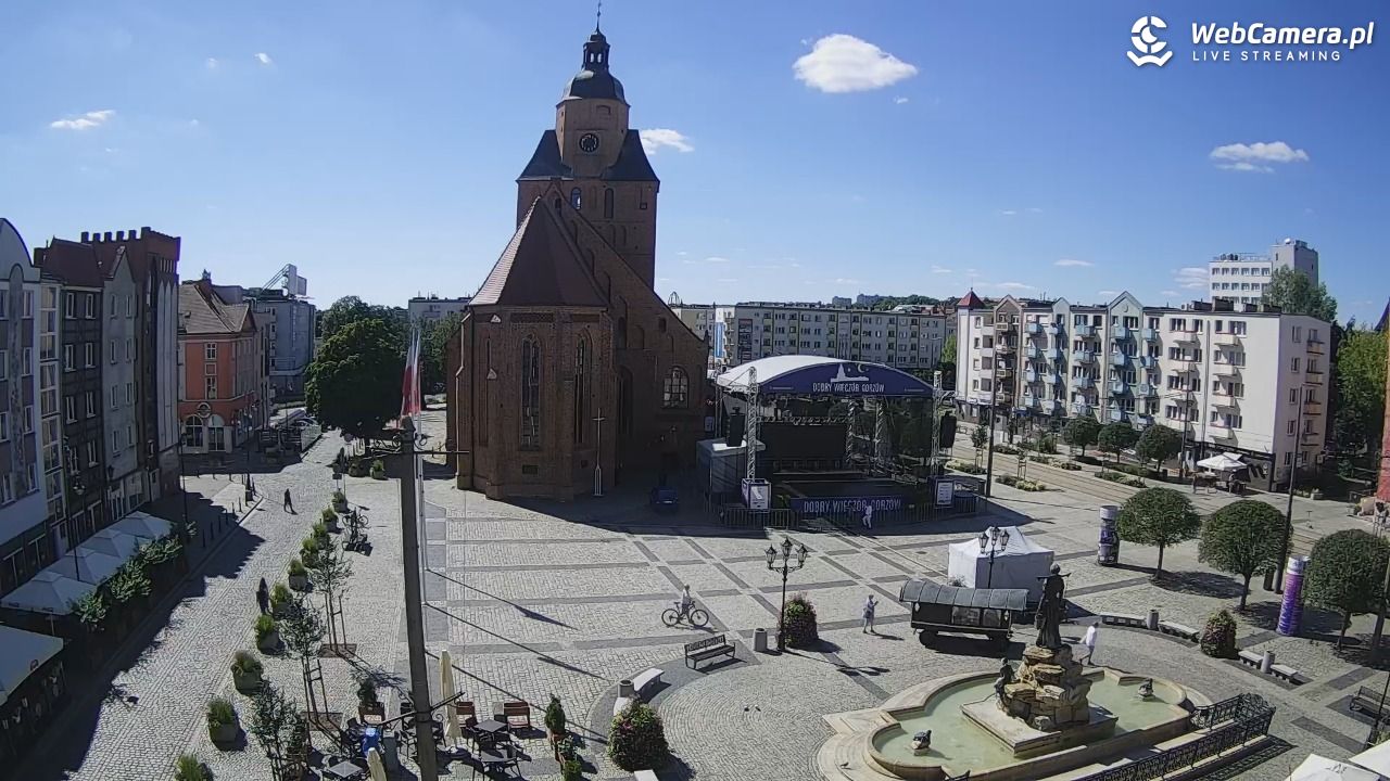 Gorzów Wielkopolski - widok na Katedrę - 19 sierpień 2025, 14:43