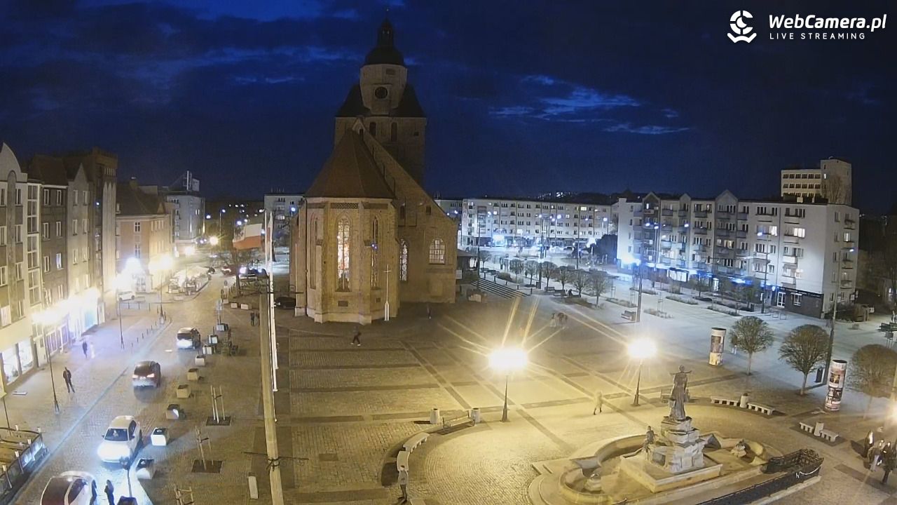 Gorzów Wielkopolski - widok na Katedrę - 14 marzec 2026, 18:50