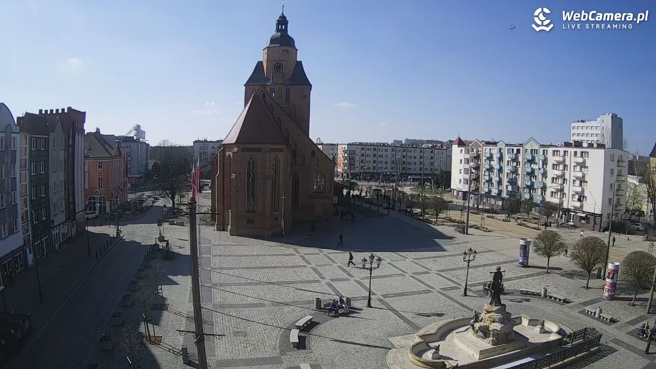 Gorzów Wielkopolski - widok na Katedrę - 19 marzec 2026, 13:13