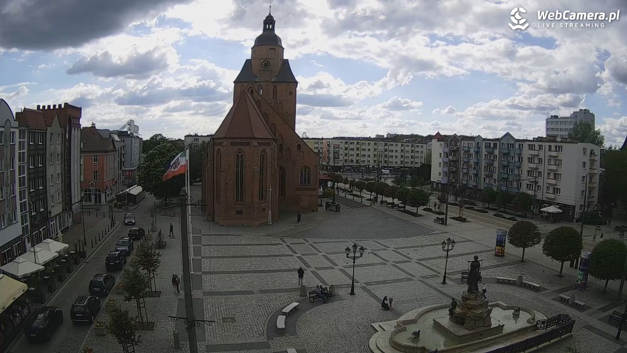 Gorzów Wielkopolski - widok na Katedrę - 16 maj 2026, 16:44