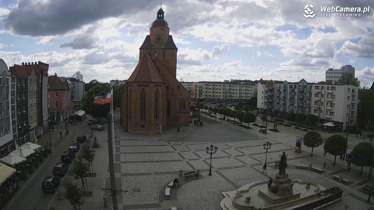 Gorzów Wielkopolski - widok na Katedrę - 16 maj 2026, 16:41