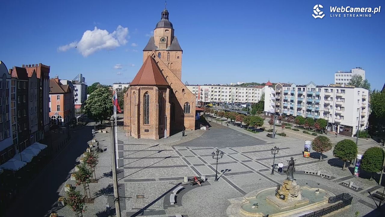 Gorzów Wielkopolski - widok na Katedrę - 16 maj 2026, 09:19