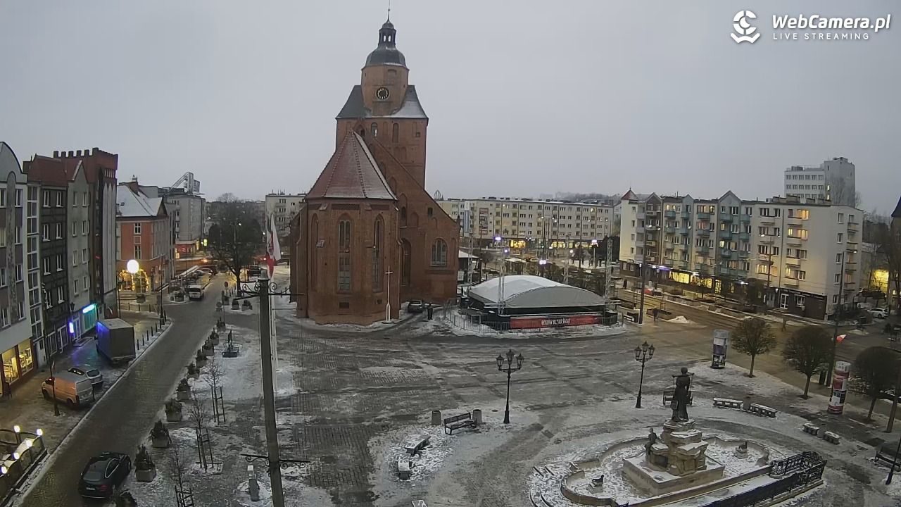 Gorzów Wielkopolski - widok na Katedrę - 30 styczeń 2026, 16:52