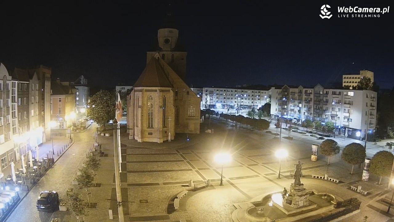 Gorzów Wielkopolski - widok na Katedrę - 13 maj 2026, 22:26