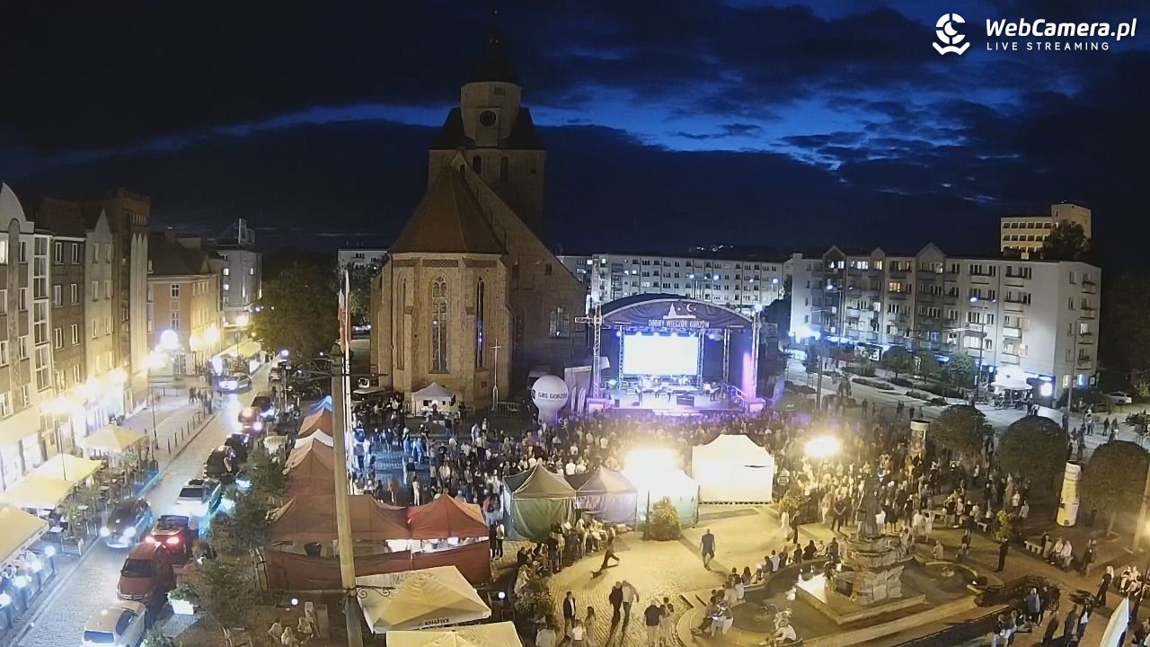 Gorzów Wielkopolski - widok na Katedrę - 29 sierpień 2026, 20:52