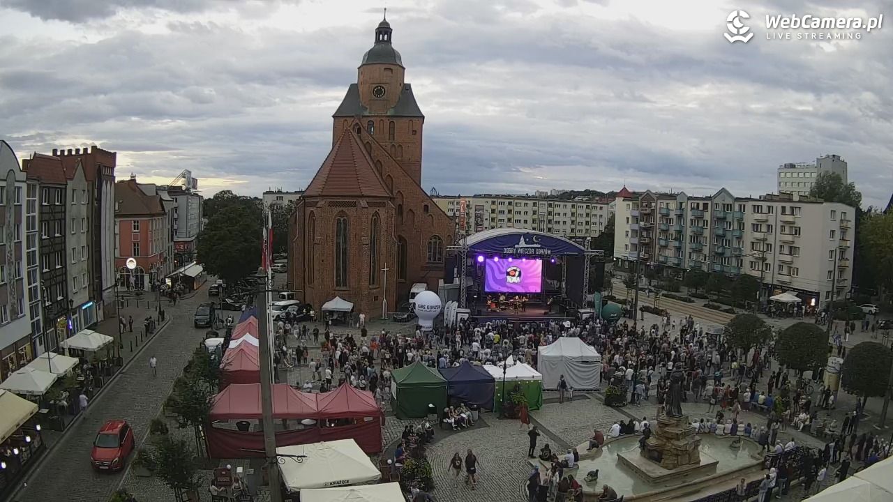 Gorzów Wielkopolski - widok na Katedrę - 29 sierpień 2026, 19:51