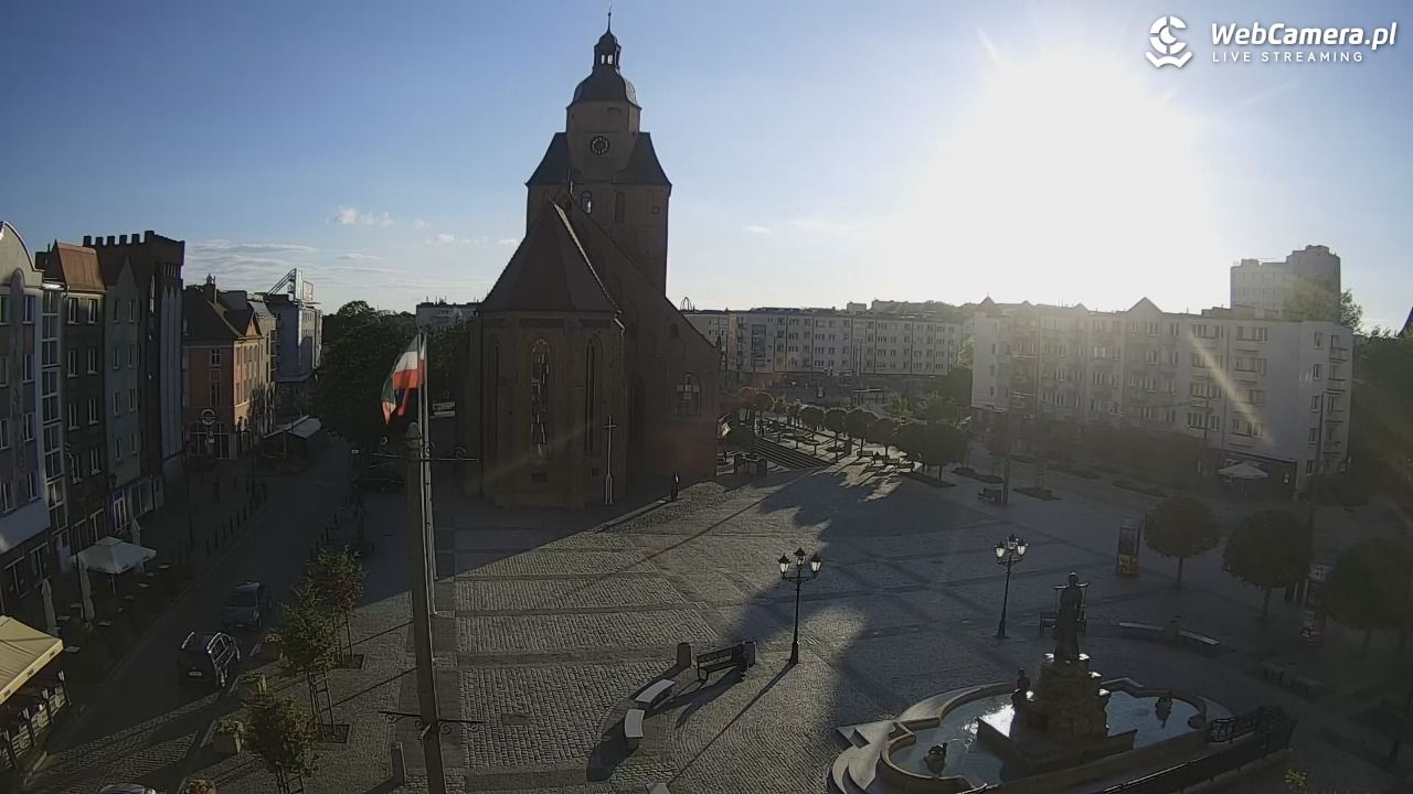 Gorzów Wielkopolski - widok na Katedrę - 16 maj 2026, 19:26