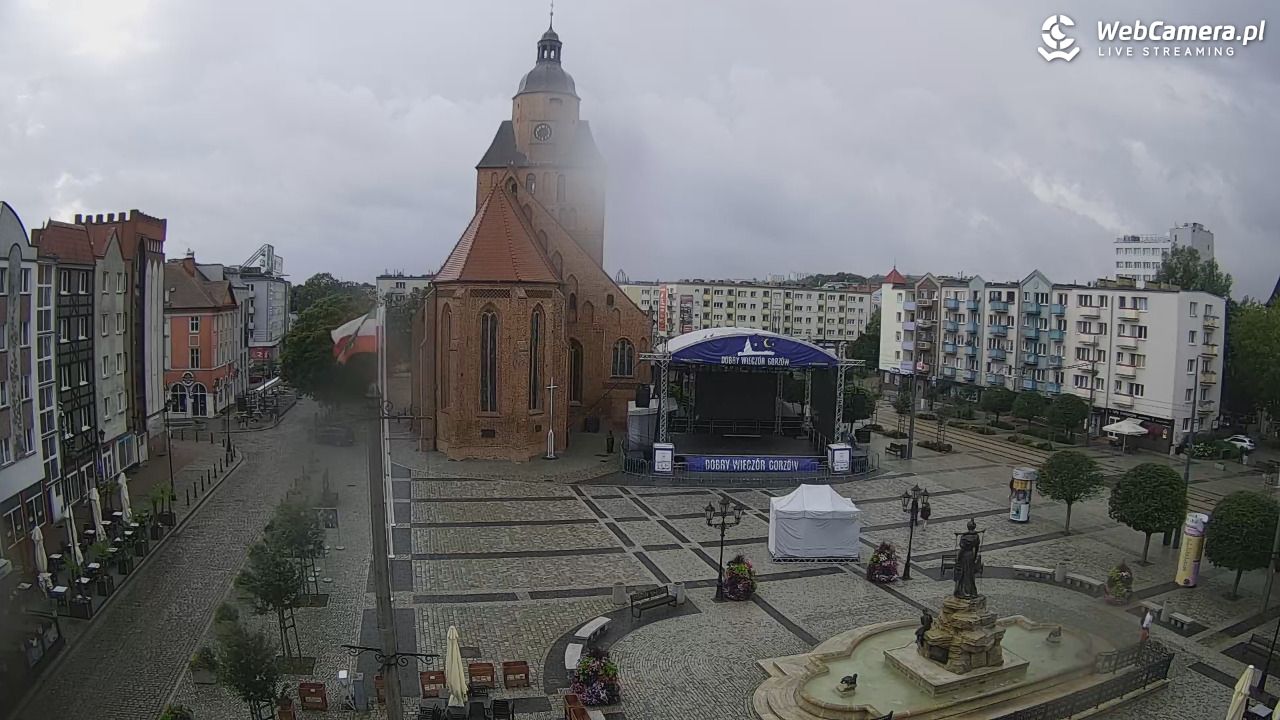 Gorzów Wielkopolski - widok na Katedrę - 20 lipiec 2026, 17:41
