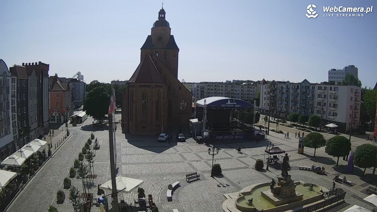 Gorzów Wielkopolski - widok na Katedrę - 13 czerwiec 2025, 16:04