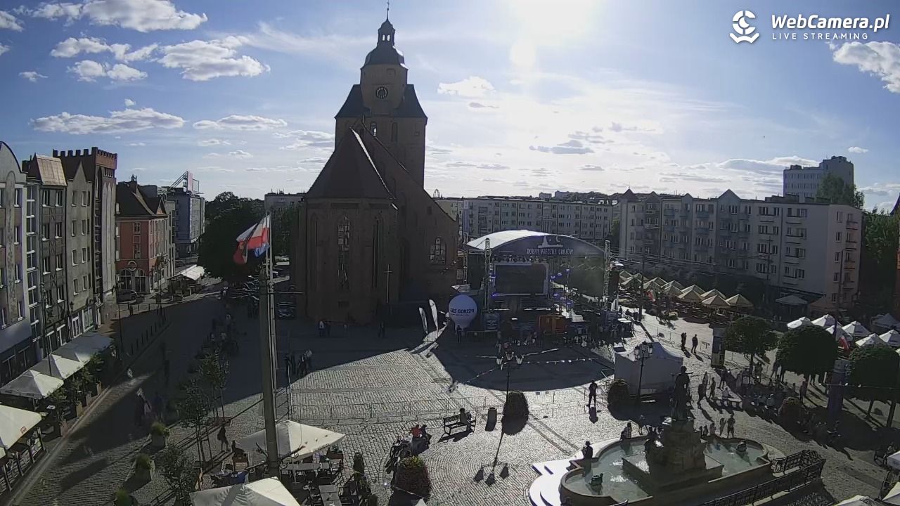 Gorzów Wielkopolski - widok na Katedrę - 04 lipiec 2025, 18:14