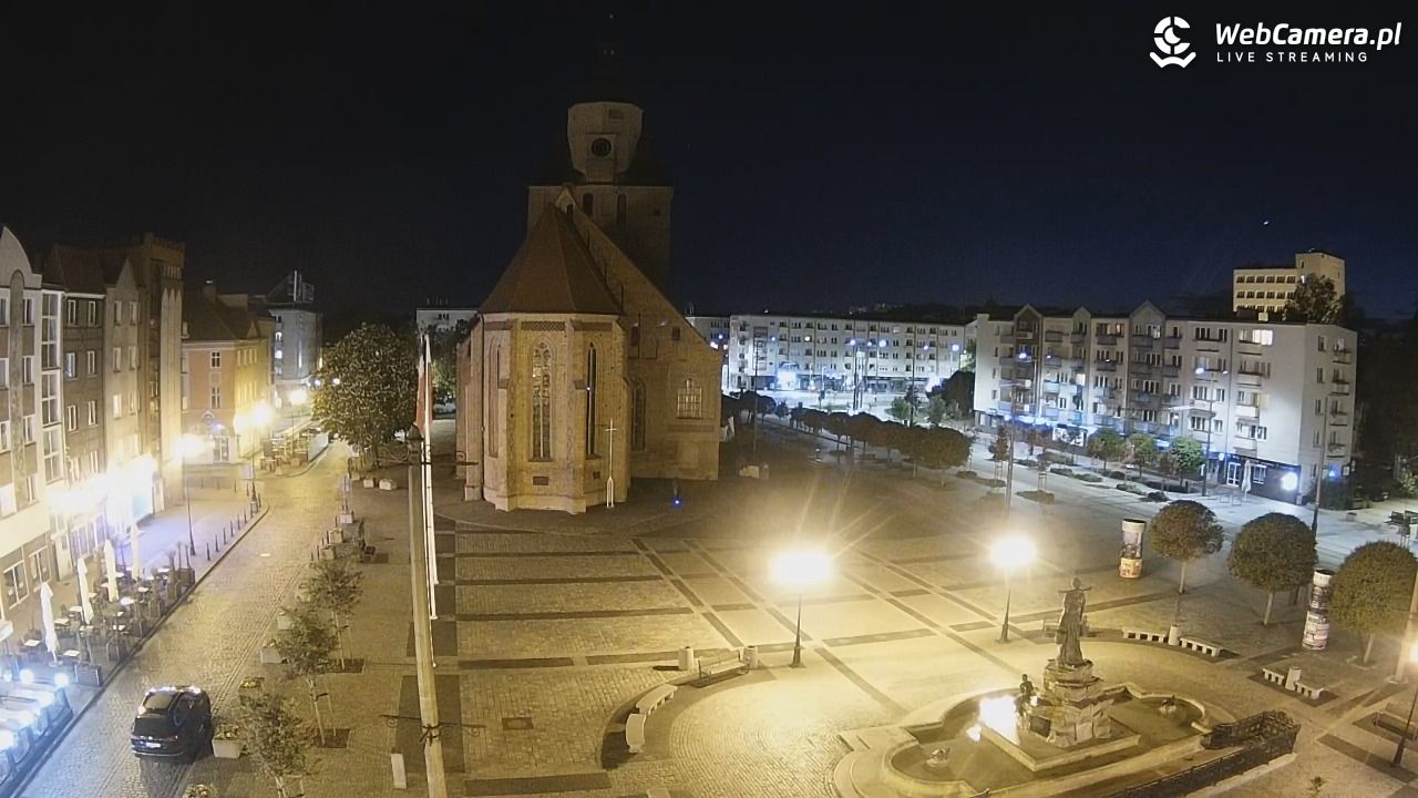Gorzów Wielkopolski - widok na Katedrę - 13 maj 2026, 22:24