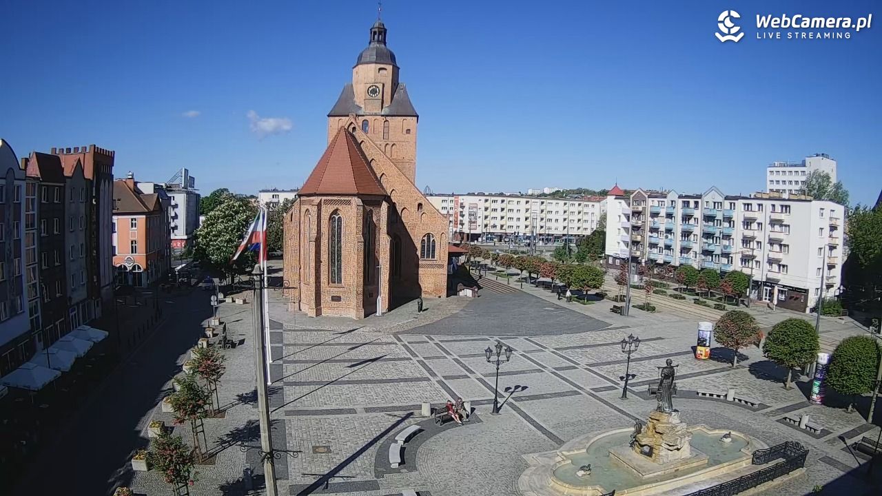 Gorzów Wielkopolski - widok na Katedrę - 16 maj 2026, 09:13