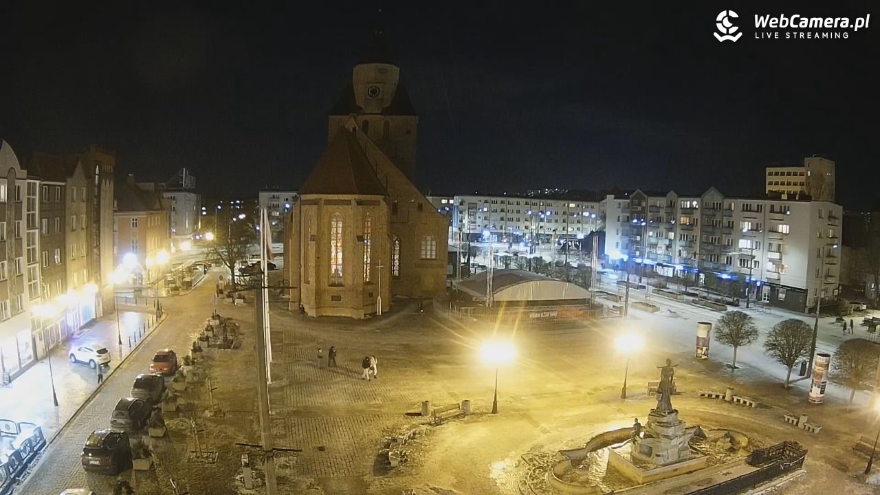 Gorzów Wielkopolski - widok na Katedrę - 01 luty 2026, 18:26