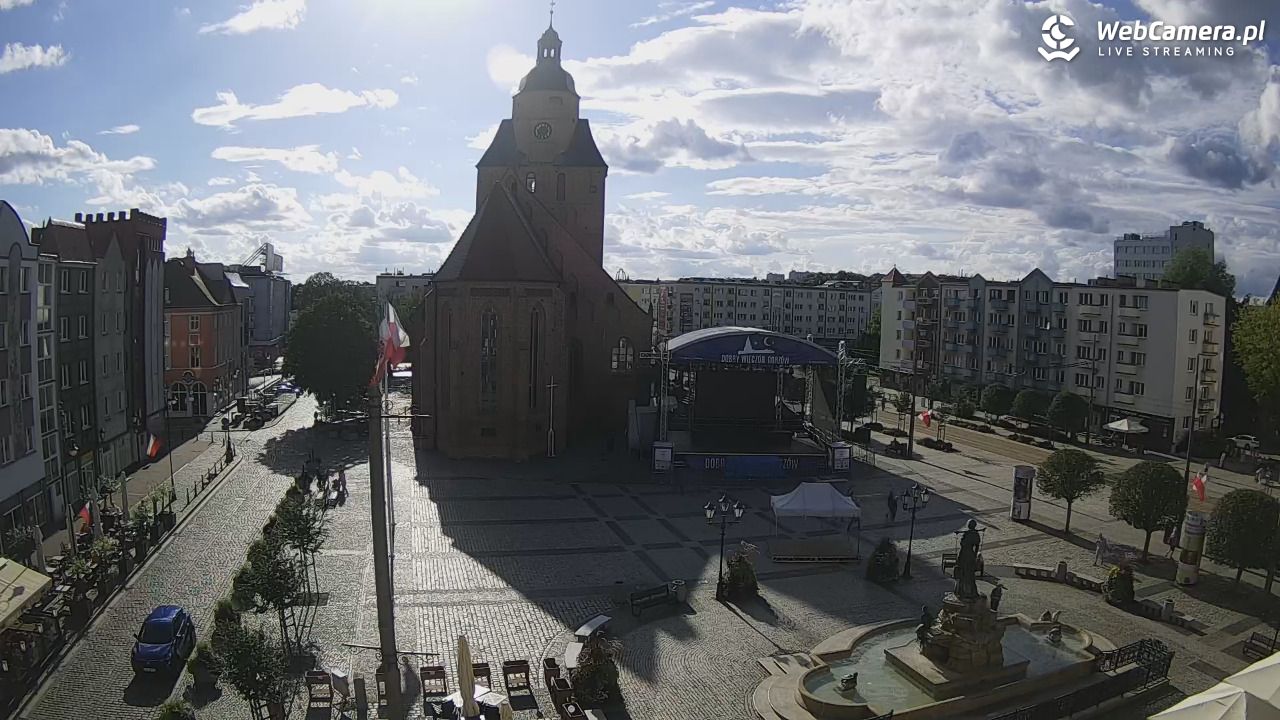 Gorzów Wielkopolski - widok na Katedrę - 31 sierpień 2026, 16:51