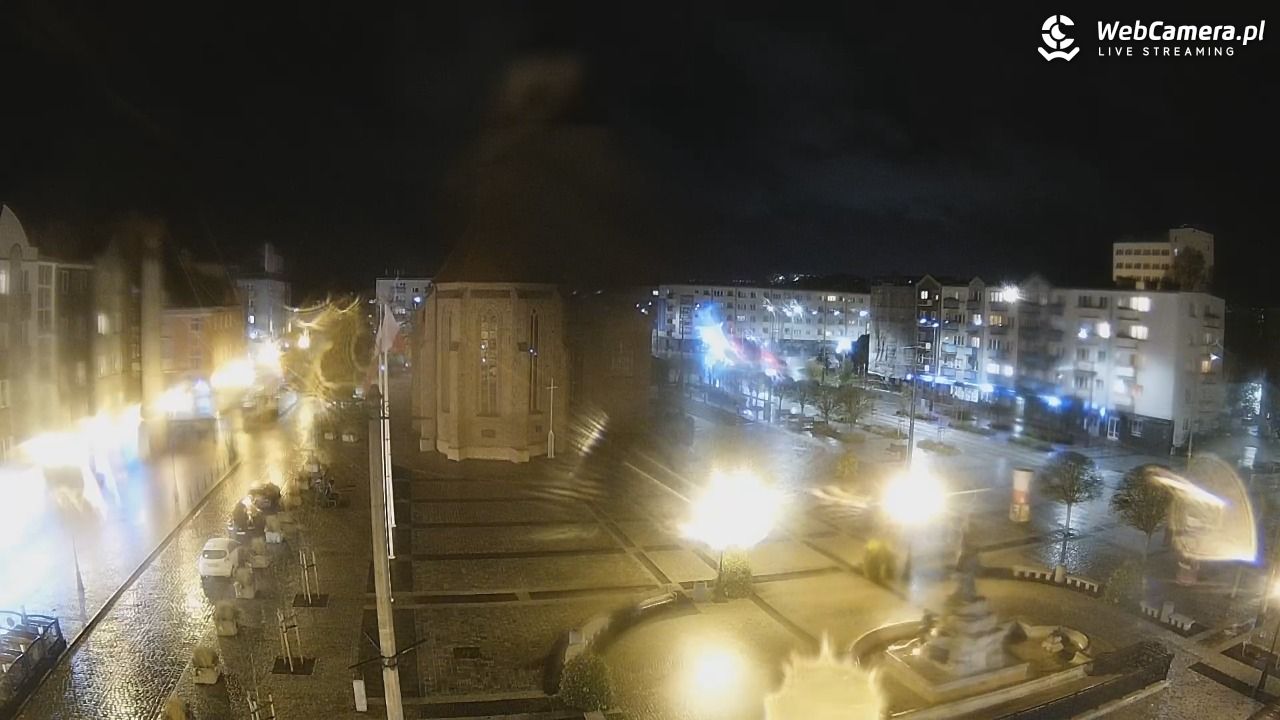 Gorzów Wielkopolski - widok na Katedrę - 28 październik 2025, 19:21