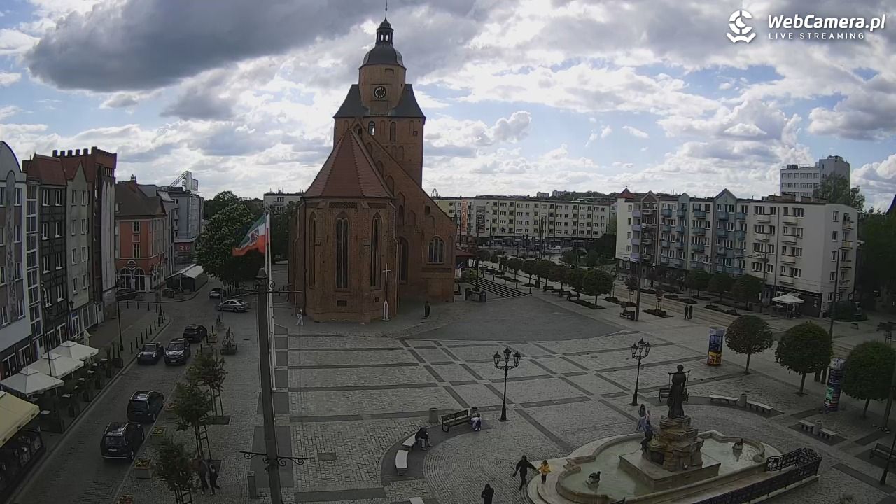 Gorzów Wielkopolski - widok na Katedrę - 16 maj 2026, 16:39