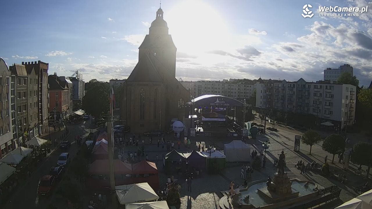 Gorzów Wielkopolski - widok na Katedrę - 29 sierpień 2026, 18:12