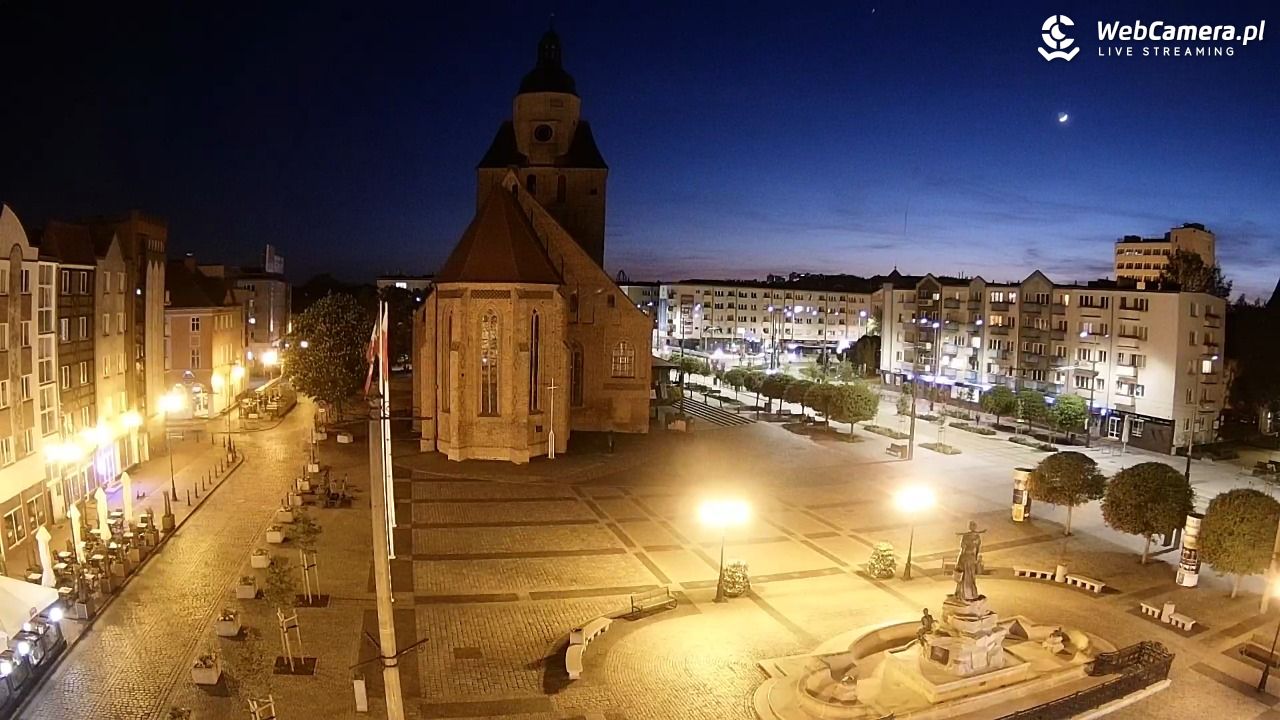 Gorzów Wielkopolski - widok na Katedrę - 29 kwiecień 2025, 21:31