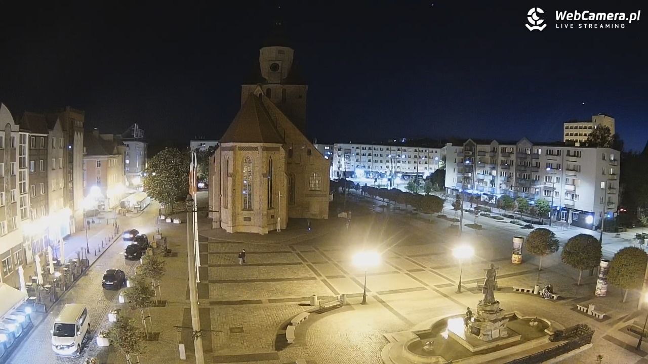 Gorzów Wielkopolski - widok na Katedrę - 16 maj 2026, 22:32