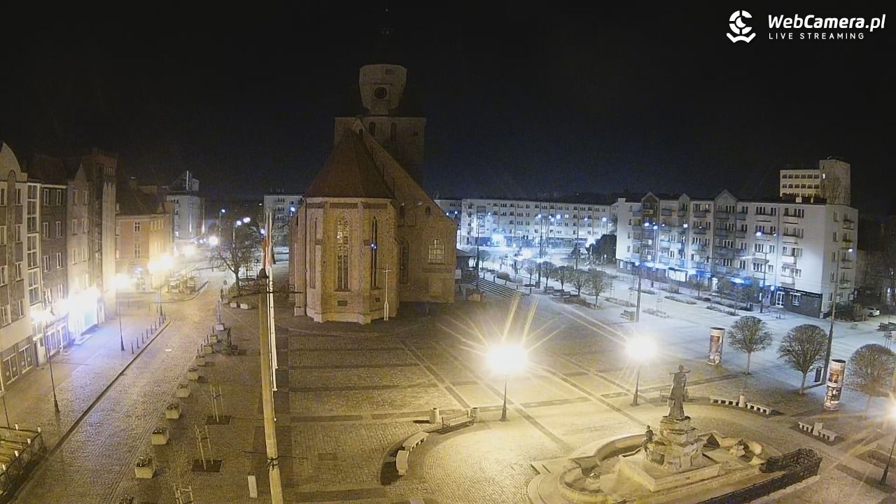 Gorzów Wielkopolski - widok na Katedrę - 19 marzec 2026, 00:28