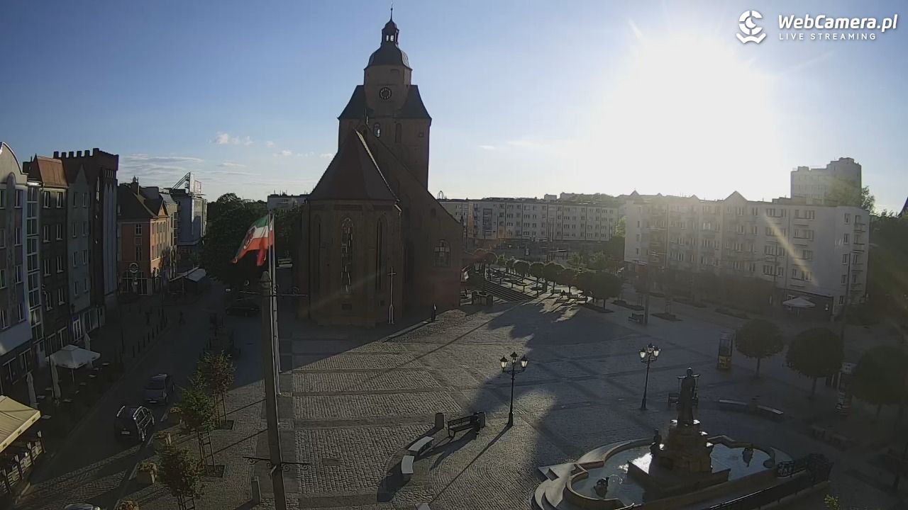 Gorzów Wielkopolski - widok na Katedrę - 16 maj 2026, 19:26
