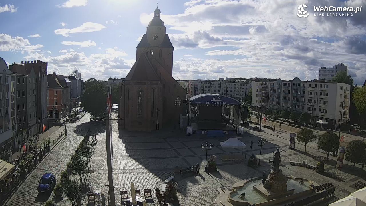 Gorzów Wielkopolski - widok na Katedrę - 31 sierpień 2026, 16:52