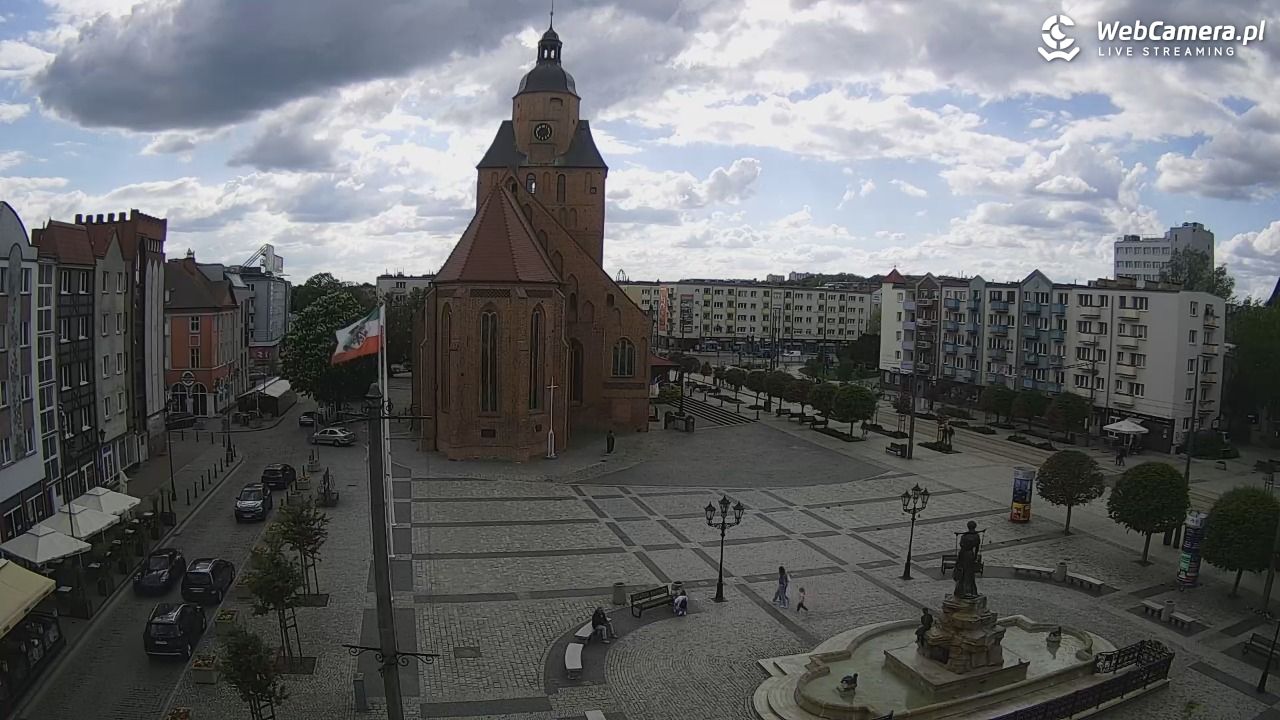 Gorzów Wielkopolski - widok na Katedrę - 16 maj 2026, 16:39
