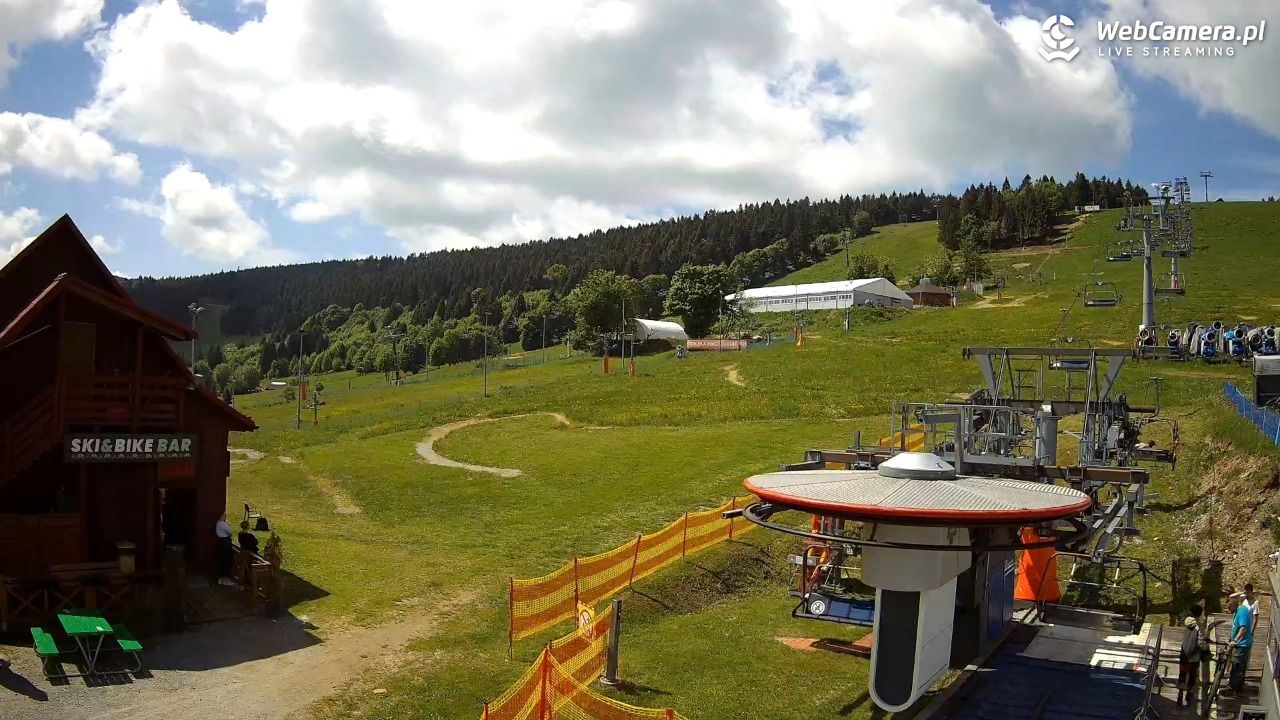 Zieleniec Sport Arena - Gryglówka - widok z dolnej stacji - 31 maj 2026, 11:13