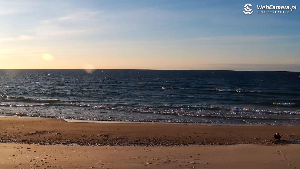 Grzybowo - widok na plażę - 25 kwiecień 2025, 19:22