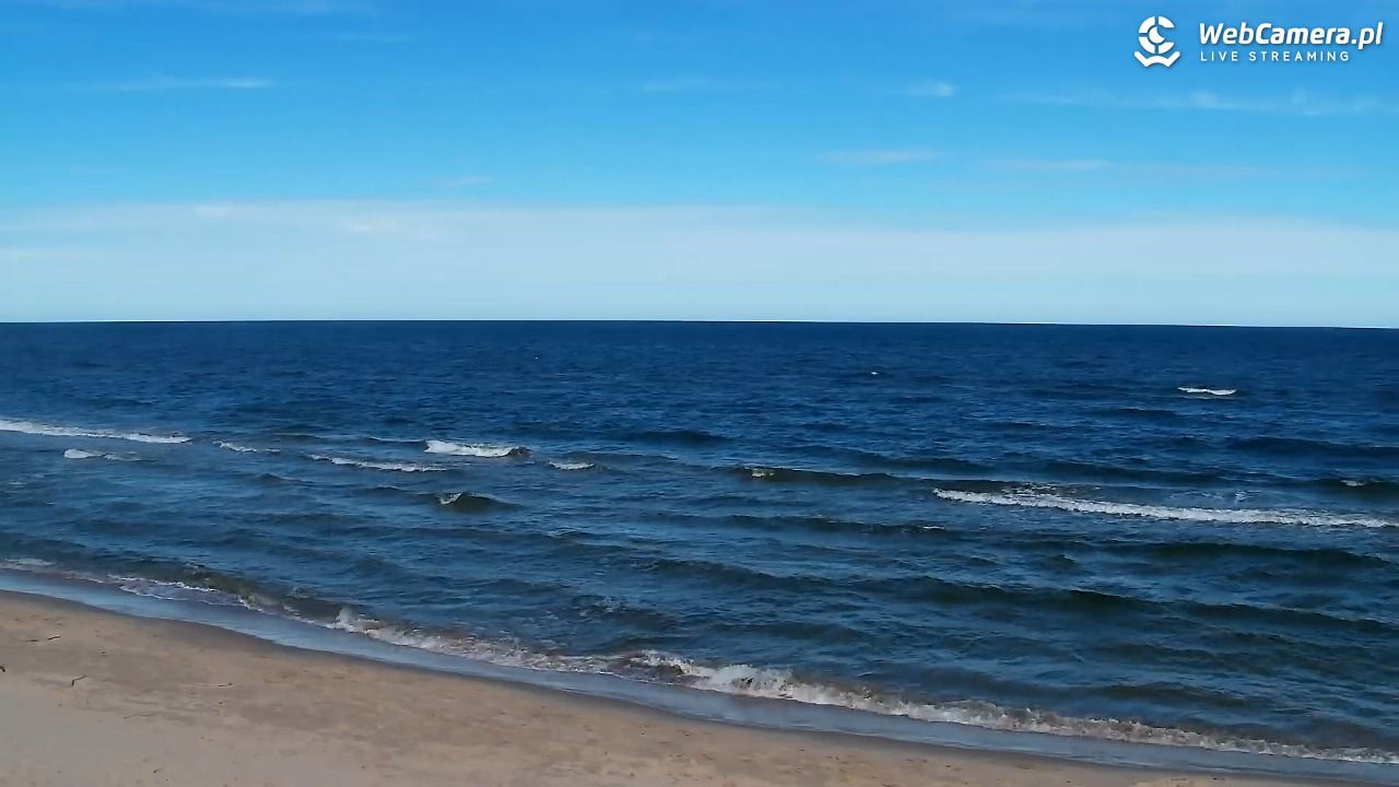 Grzybowo - widok na plażę - 07 maj 2026, 10:52