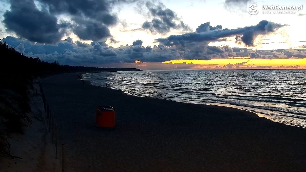 Grzybowo - widok na plażę - 14 wresień 2025, 19:42